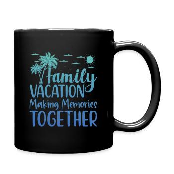 Vacances d’été en famille Créer des souvenirs - Mug uni - noir - Droite