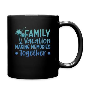 Vacances d’été en famille Créer des souvenirs - Mug uni - noir - Droite