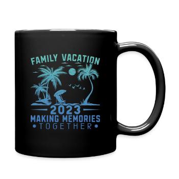 Vacances d’été en famille Créer des souvenirs - Mug uni - noir - Droite
