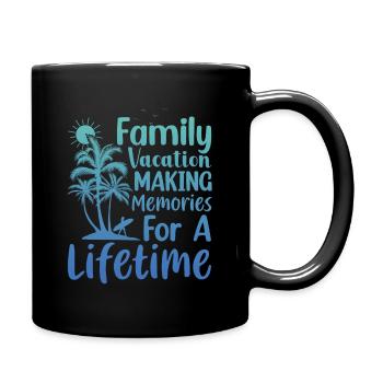 Vacances d’été en famille Créer des souvenirs - Mug uni - noir - Droite