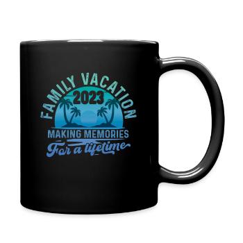 Vacances d’été en famille Créer des souvenirs - Mug uni - noir - Droite