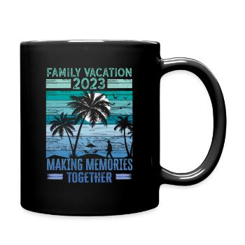 Vacances d’été en famille Créer des souvenirs - Mug uni - noir - Droite