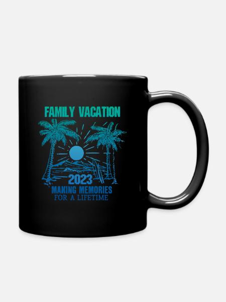Vacances d’été en famille Créer des souvenirs - Mug uni - noir