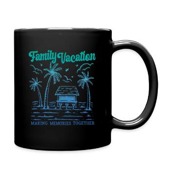 Vacances d’été en famille Créer des souvenirs - Mug uni - noir - Droite
