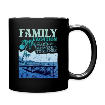 Vacances d’été en famille Créer des souvenirs - Mug uni - noir - Droite