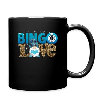 Bingo Love Women Men Funny Bingo - Full Colour Mug - black - Right