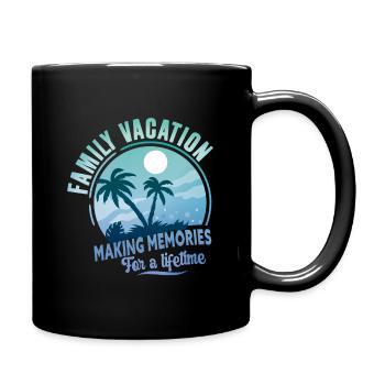 Vacances d’été en famille Créer des souvenirs - Mug uni - noir - Droite