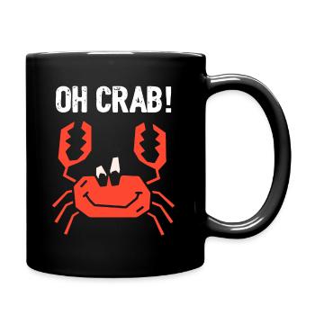 Oh Crab - Full Colour Mug - black - Right