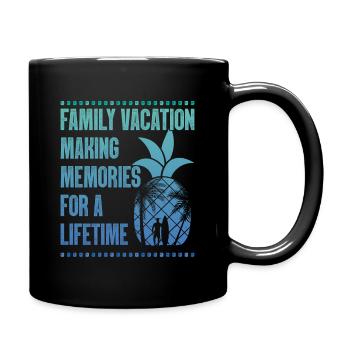 Vacances d’été en famille Créer des souvenirs - Mug uni - noir - Droite