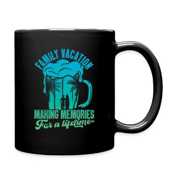 Vacances d’été en famille Créer des souvenirs - Mug uni - noir - Droite