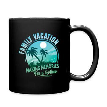 Vacances d’été en famille Créer des souvenirs - Mug uni - noir - Droite