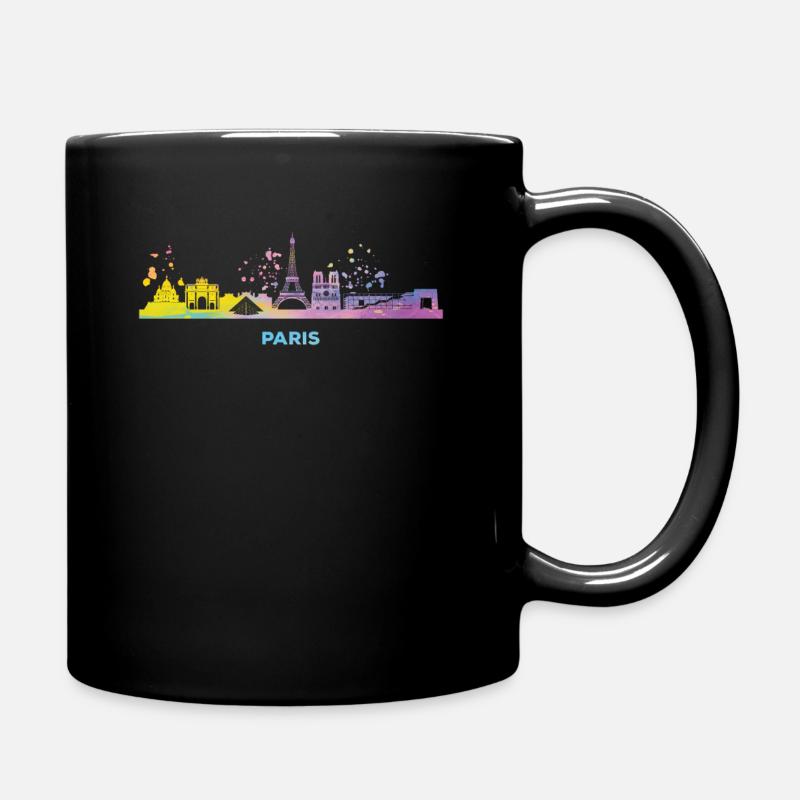 Pariser Skyline Paris - Mug uni - noir