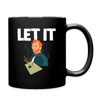 Laissez-le Gogh - Mug uni - noir - Droite