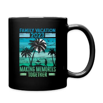 Vacances d’été en famille Créer des souvenirs - Mug uni - noir - Droite