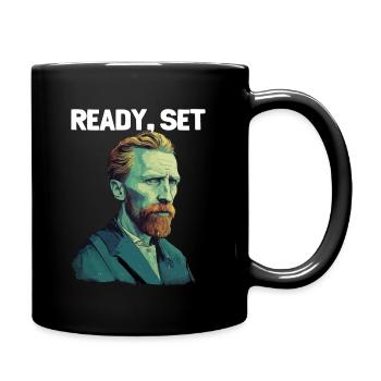 Prêt Gogh - Mug uni - noir - Droite