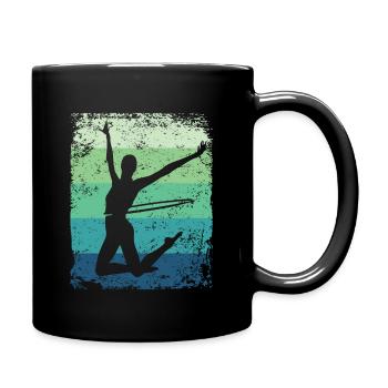 Gymnaste Gymnastique Rétro Rythmique Mature - Mug uni - noir - Droite