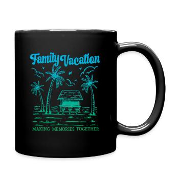 Vacances d’été en famille Créer des souvenirs - Mug uni - noir - Droite