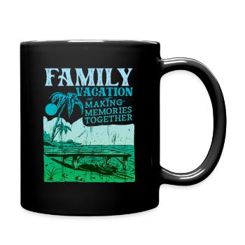 Vacances d’été en famille Créer des souvenirs - Mug uni - noir - Droite