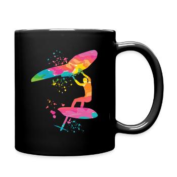 Wing Foil Wingsurfing Man Foil Wing - Mug uni - noir - Droite