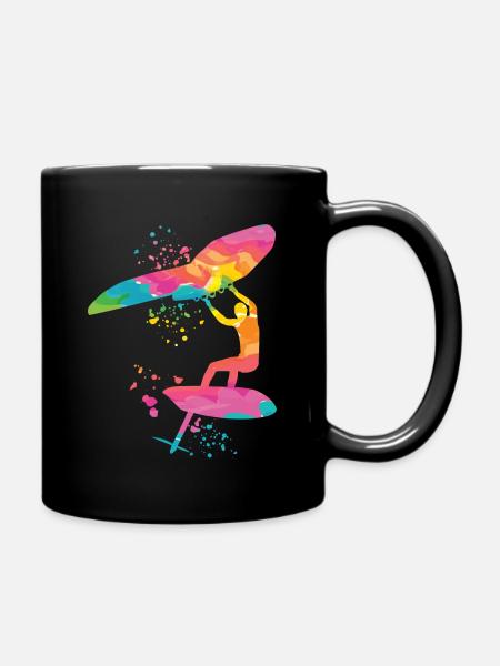 Wing Foil Wingsurfing Mann Foil Wing - Tasse einfarbig - Schwarz