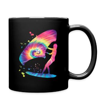 Wing Foil Wingsurfing Woman Foil Wing - Mug uni - noir - Droite