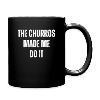 The churros made me want churro - Full Colour Mug - black - Right
