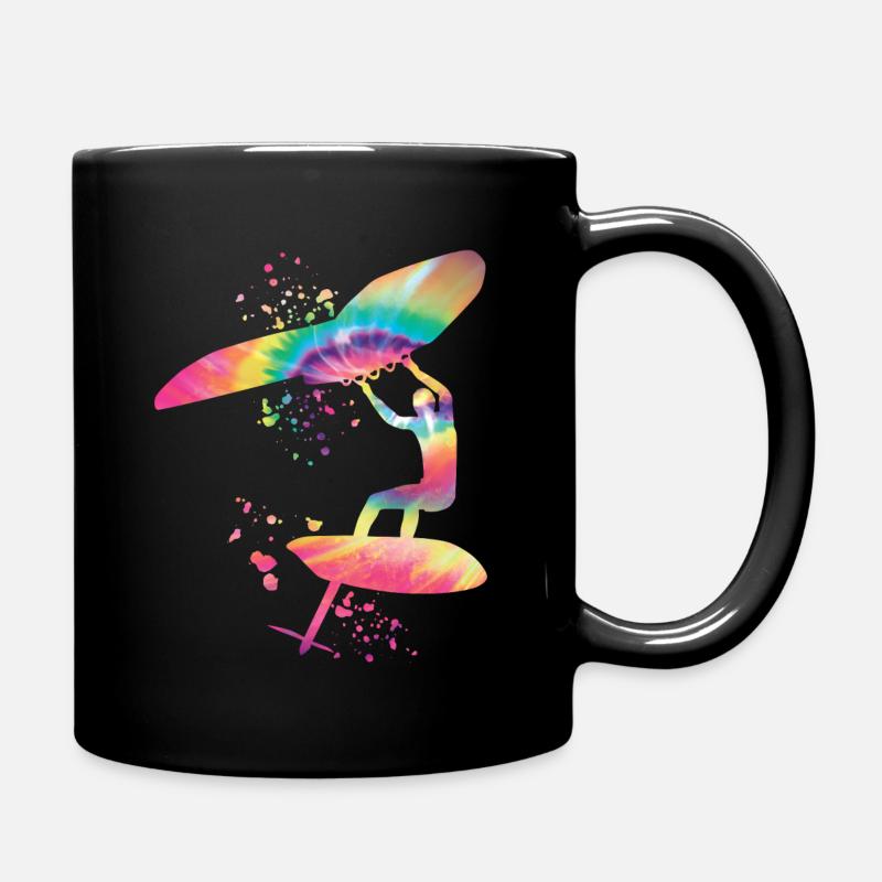 Wing Foil Wingsurfing Mann Foil Wing - Tasse einfarbig - Schwarz