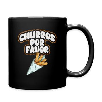 Churros Por Favor Churro mexicain vintage - Mug uni - noir - Droite