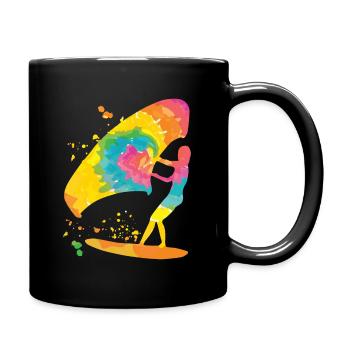 Wing Foil Wingsurfing Woman Foil Wing - Mug uni - noir - Droite