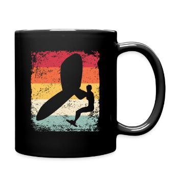 Flügelfolie Wingsurfing Retro-folie Flügel - Tasse einfarbig - Schwarz - Rechts