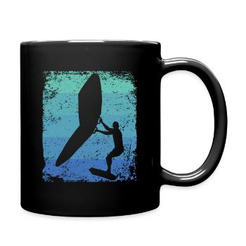 Flügelfolie Wingsurfing Retro-folie Flügel - Tasse einfarbig - Schwarz - Rechts