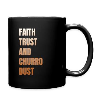 Faith Trust and Churro Vintage Churros - Full Colour Mug - black - Right