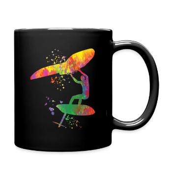 Wing Foil Wingsurfing Man Foil Wing - Mug uni - noir - Droite