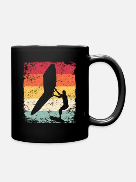 Wing Foil Wingsurf Retro Foil Wings - Mug uni - noir