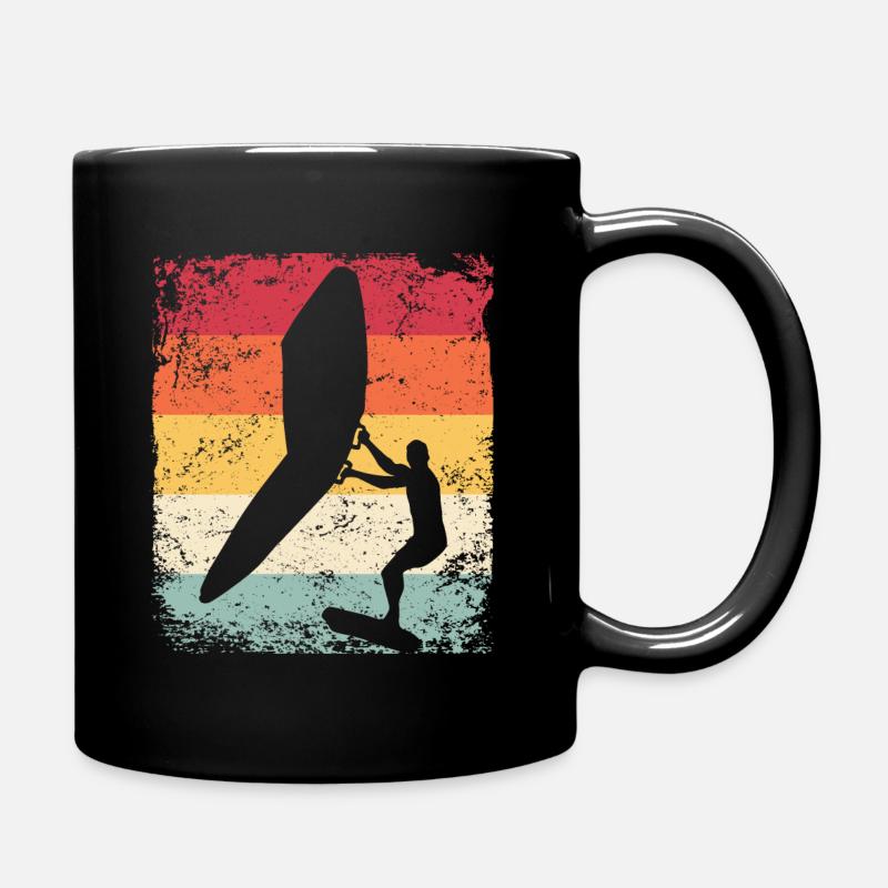 Wing Foil Wingsurf Retro Foil Wings - Mug uni - noir