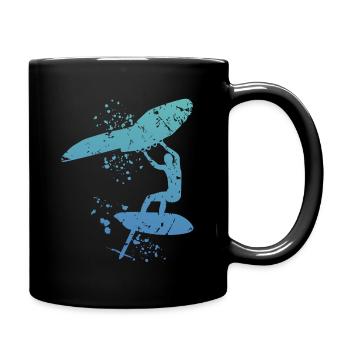 Wing Foil Wingsurfing Man Foil Wing - Mug uni - noir - Droite
