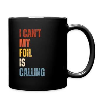 Wing Foil Wingsurfing Foil Wing - Full Colour Mug - black - Right
