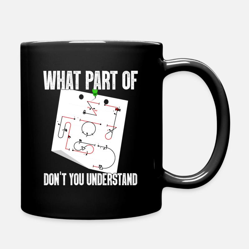 Don't you understand aerobatic Aresti figures - Full Colour Mug - black