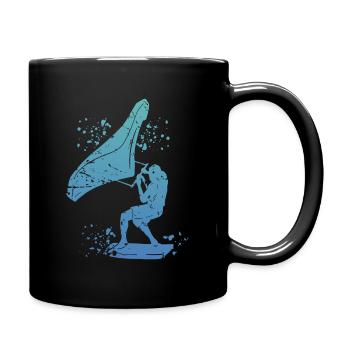 Wing Foil Wingsurfing Man Foil Wing - Mug uni - noir - Droite