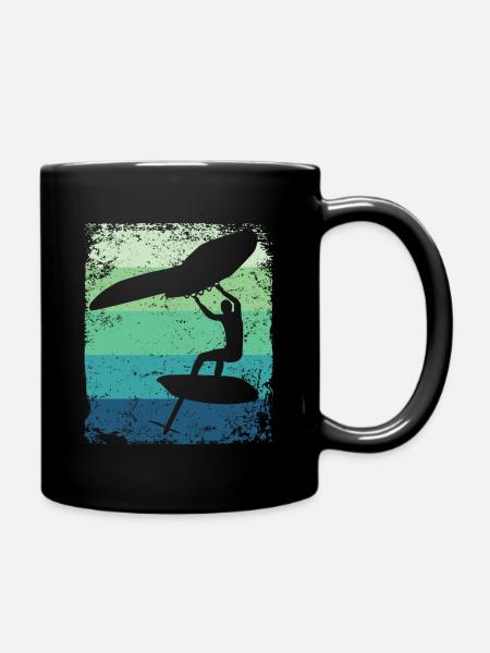 Wing Foil Wingsurf Retro Foil Wings - Mug uni - noir