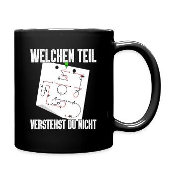 Kunstflug Aresti Figuren Rc Pilot - Tasse einfarbig - Schwarz - Rechts