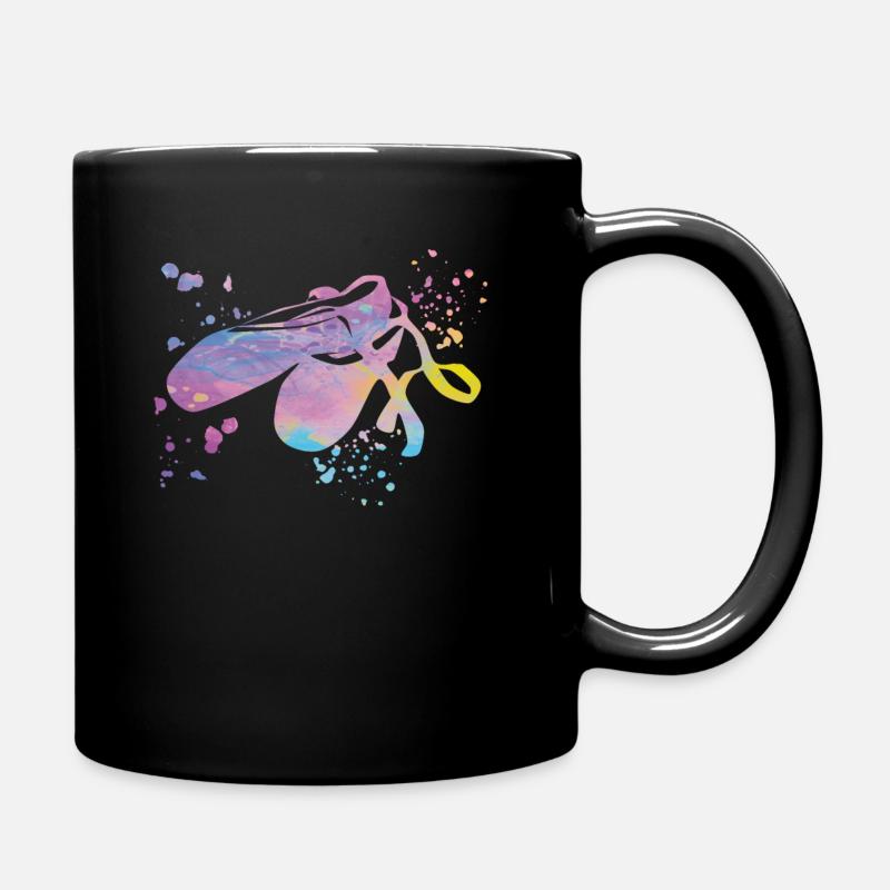 Chaussures de ballet Danseuse Mme Ballerine - Mug uni - noir