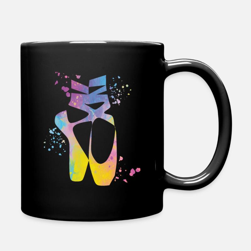 Chaussures de ballet Danseuse Mme Ballerine - Mug uni - noir