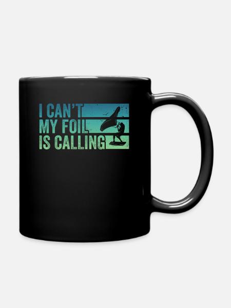 Wing Foil Wingsurf Foil Wing - Mug uni - noir