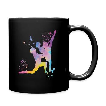 Ballet Danse Couple Femme Ballerine - Mug uni - noir - Droite