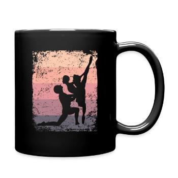 Ballet Dance Couple Ballerine Vintage - Mug uni - noir - Droite