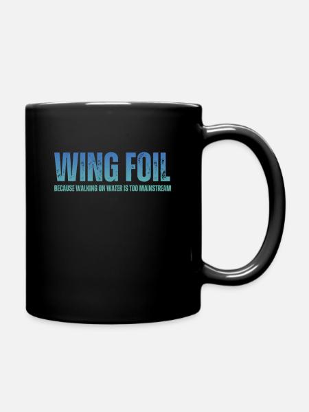 Wing Foil Wingsurf Retro Foil Wing - Mug uni - noir