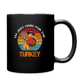 Get ready for Thanksgiving - Full Colour Mug - black - Right
