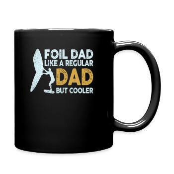 Foil Dad Wing Foil Wingsurfing Foil Wing - Tasse einfarbig - Schwarz - Rechts