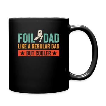 Foil Dad Wing Foil Wingsurfing Foil Wing - Tasse einfarbig - Schwarz - Rechts